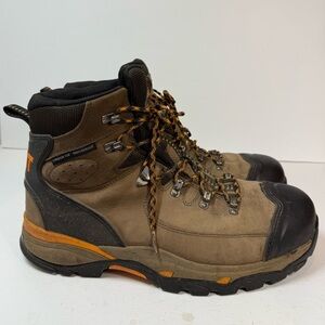 ARIAT Men’s Brown Endeavor Waterproof Work Boots Composite Toe Size 13D Brown
